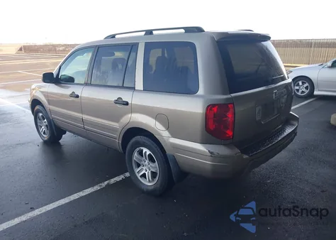 2004 Honda Pilot Ex-L из США, поврежденный, VIN 2HKYF18574H523161